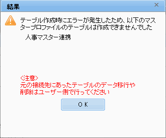 結果ダイアログ