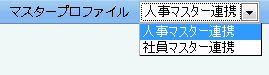 マスタープロファイル選択