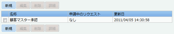 承認フロー一覧