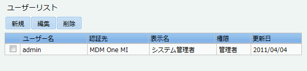 ユーザーリスト